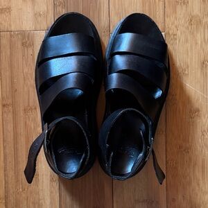Dr. Martens Strappy Black Sandals
